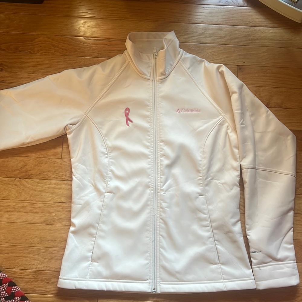 columbia white jacket
